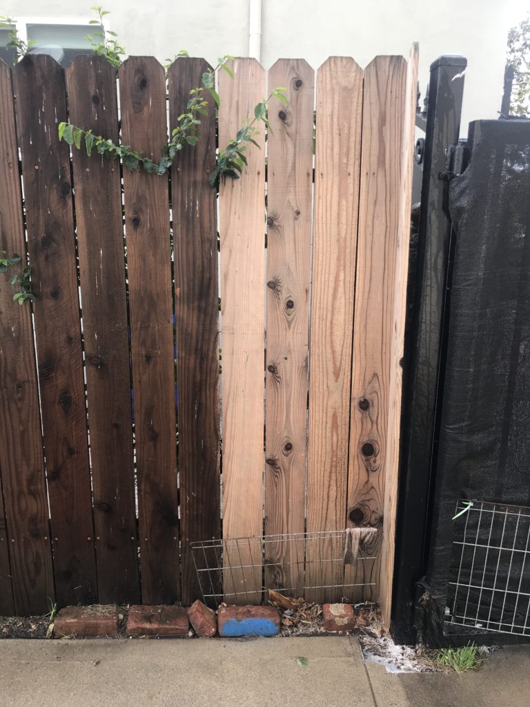 Wood Fence Pressure Washing Los Angeles